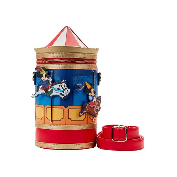 Disney Brave Little Tailor Mickey & Minnie Crossbody Bag Standard :') - Picture 1 of 6